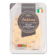 Black Pepper Irish Cheddar Slices 140g 5 Pack Ardagh